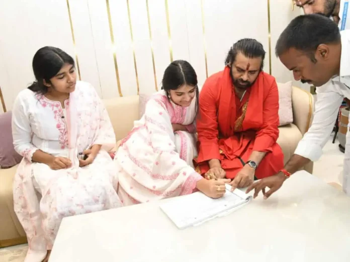 Pawan Kalyan gave a declaration to his daughter