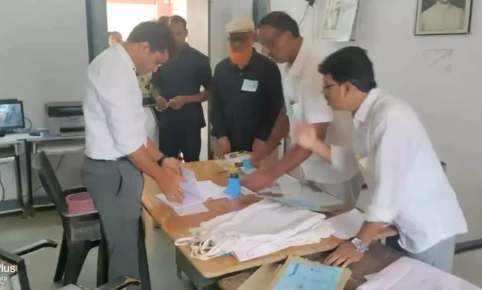 The Additional Collector inspected the Groups Examination Centres