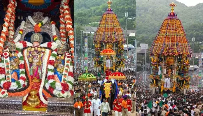 The god who mounted the chariot of the devotees The god who mounted the chariot of the devotees