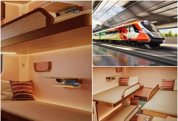 Vande Bharat sleepers with five star hotel amenities Vande Bharat sleepers with five star hotel amenities