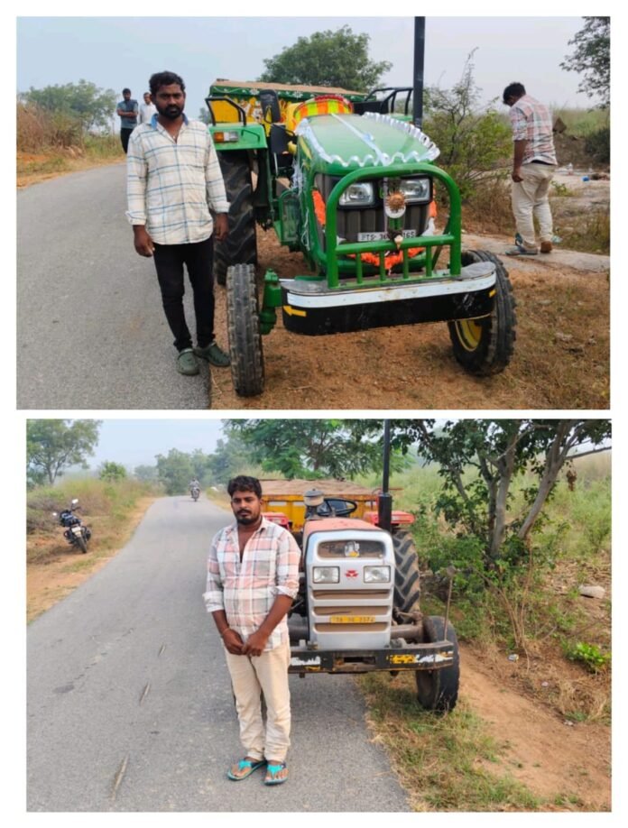 Seizure of illegal sand tractors