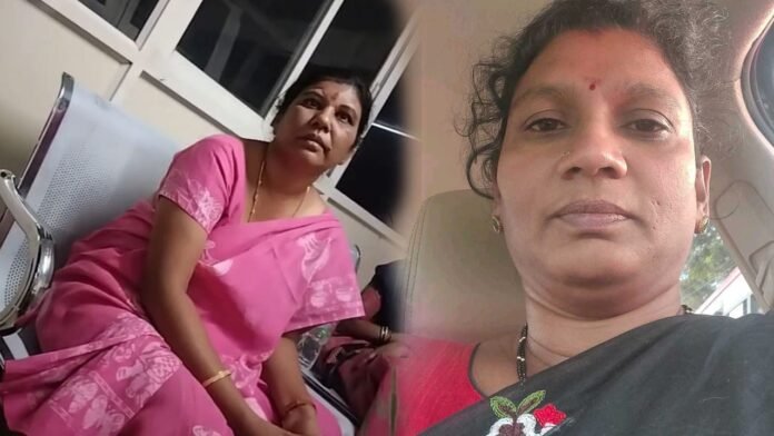 Govt woman teacher gharana fraud in the name of rice pulling.....