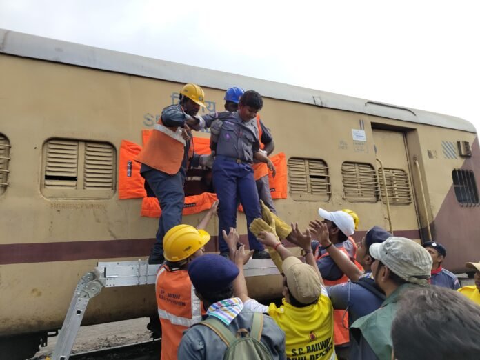 Mock Drill at Rajahmundry Railway Station