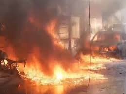 A huge fire broke out in Pattigodown in Gosaiguda A huge fire broke out in Pattigodown in Gosaiguda