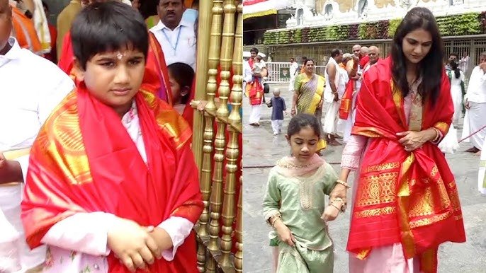 Allu Arjun's wife who visited Lord Allu Arjun's wife who visited Lord