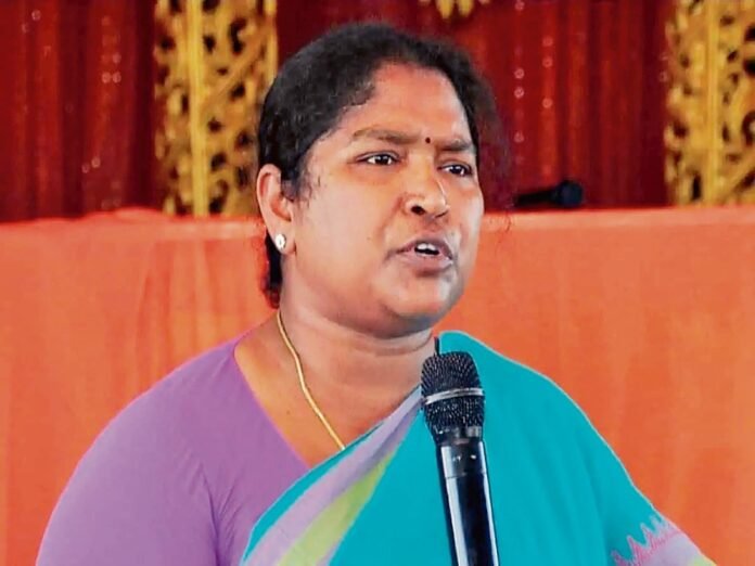 Minister Seetha's review of employment guarantee works