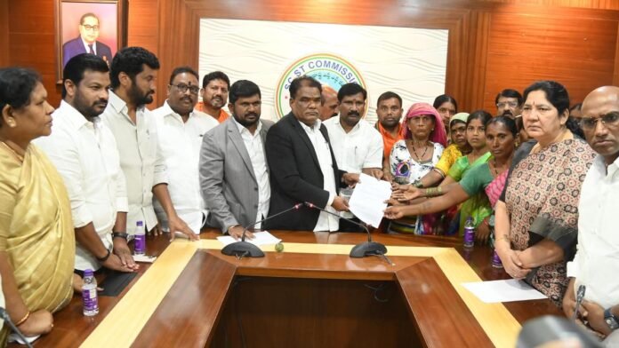 The National ST Commission met the victims of Lagacharla