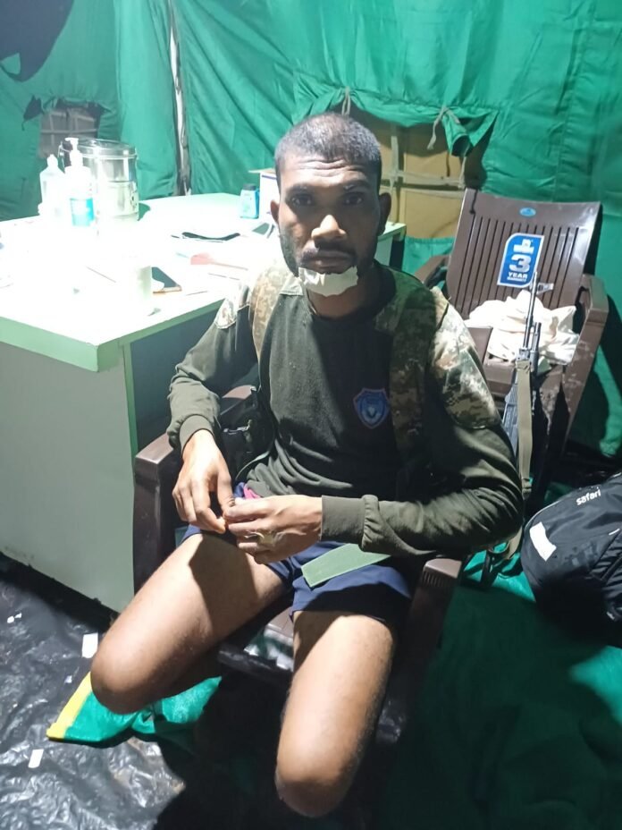 Maoists firing on police camp