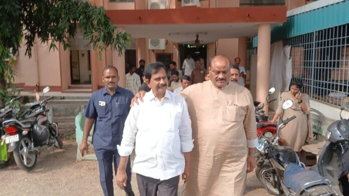 A group of TDP leaders attended the MP MLA court in Vijayawada A group of TDP leaders attended the MP MLA court in Vijayawada