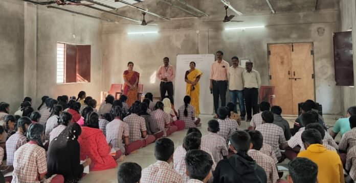 Conducting Career Guidance Program in ZP Girls School