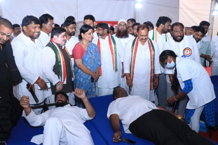 Sonia Gandhi's birthday celebrations at Gandhi Bhavan