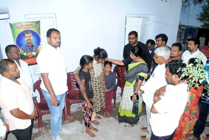 Valla Harish Reddy who was the supporter of the struggling activist family