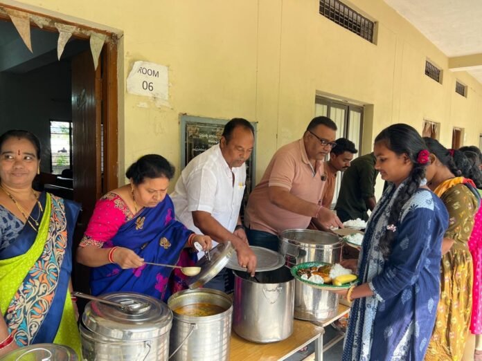 Annadanam to the students of Govt Girls Junior College Annadanam to the students of Govt Girls Junior College