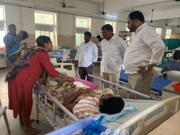 MLA Jare visited Nims Hospital MLA Jare visited Nims Hospital