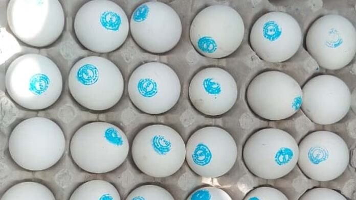 Anganwadi eggs into the shops