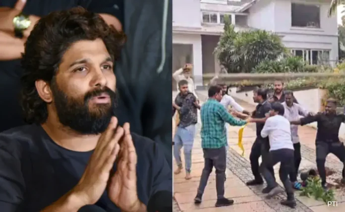 Attack on Allu Arjun's house