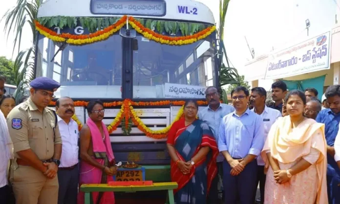 Grant of RTC Depot to Eturu Nagar in Mulugu District