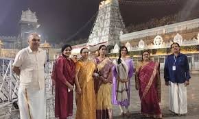 ISRO scientists in Tirumala