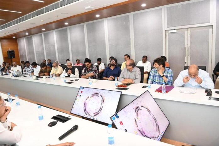 Meeting of film celebrities with CM Revanth