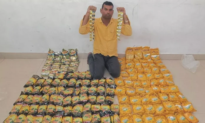 Once again a large scale ganjai chocolate bunch