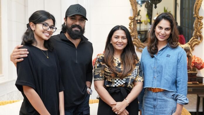 Global star Ram Charan congratulated the team of 'Gandhi Tata Chettu', Upasana