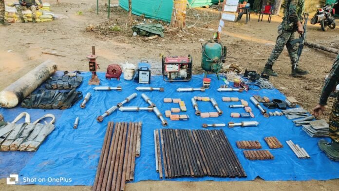 Huge Maoist dump in Sukma forest area