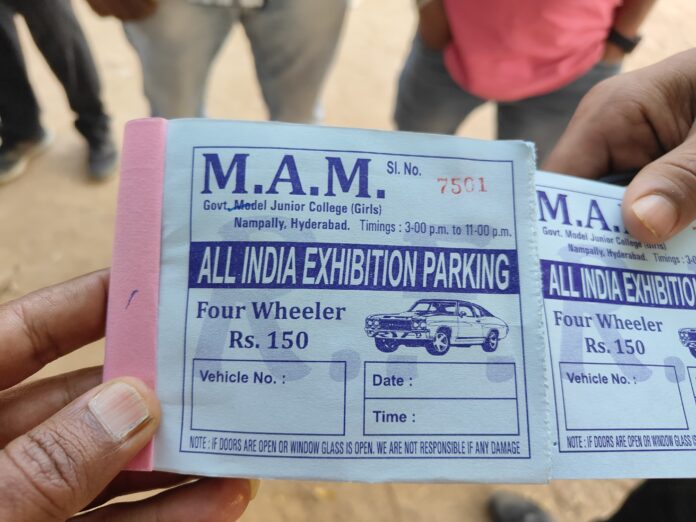 Parking robbery in Numaish--MLA Raja Singh
