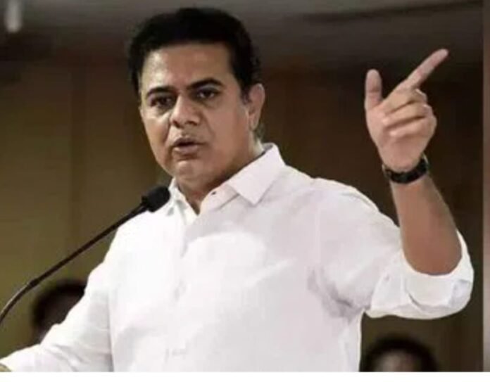KTR's tweet on Congress government