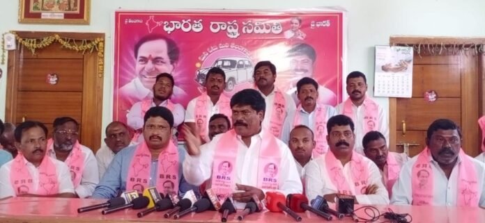 People protesting voluntarily in the village councils.. Former MLA Peddi