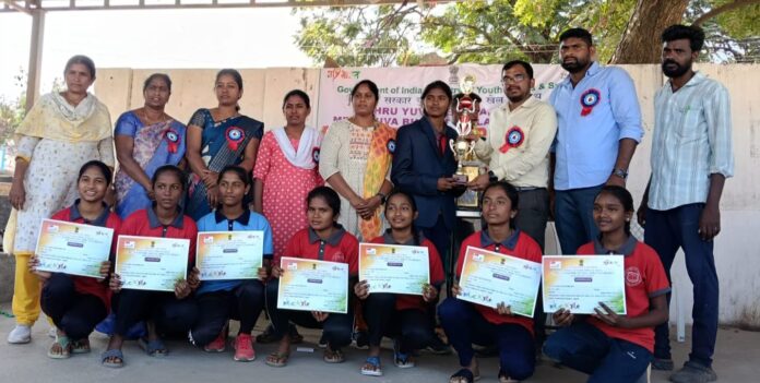 Concluding program of district level sports competitions organized by Nehru Yuva Kendra,