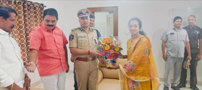 A warm welcome to State DIG Dwaraka Tirumala Rao