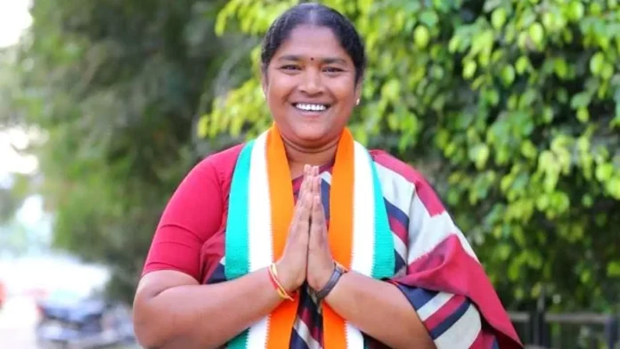 Nirmal district in-charge minister Sitakka reached the district headquarters