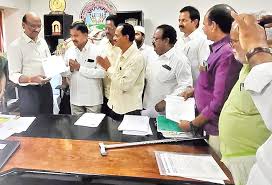 Protest of marketing department employees