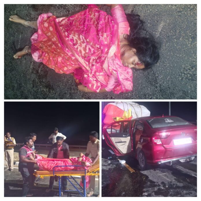 Accident on ring road...woman dies