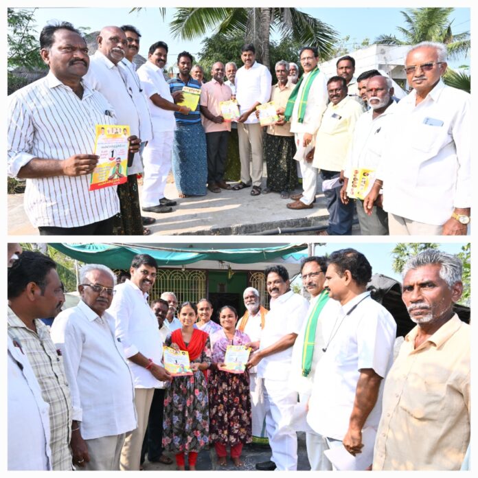 MLA Vegesna Narendra Verma Raju's campaign in Bapatlo