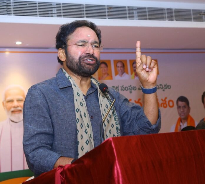 We will fight against the descendants of the Razakars: Union Minister Kishan Reddy