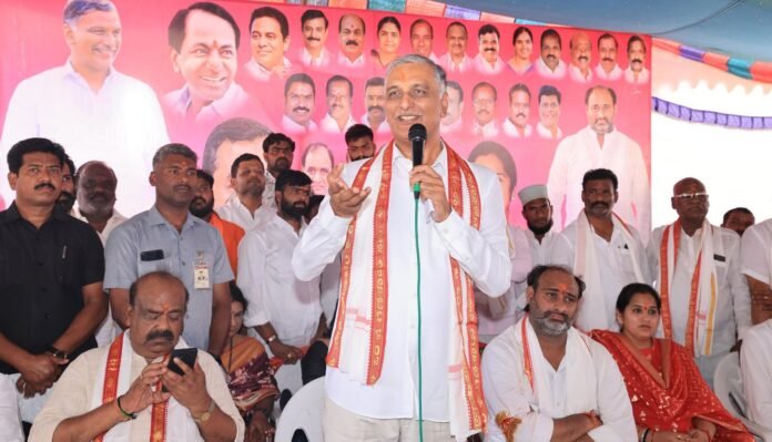 KCR is the language of cultivation while Revanth Reddy is the language of death: Former Minister Harish Rao