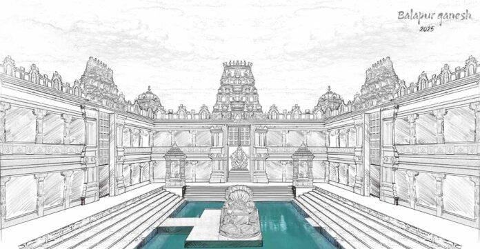 Work on Balapur Ganesha temple begins