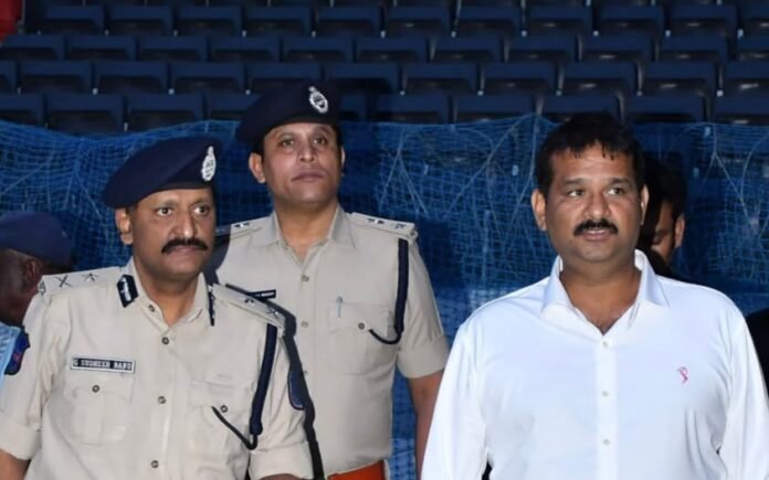 Jaganmohan Rao arrested for threatening to give free tickets