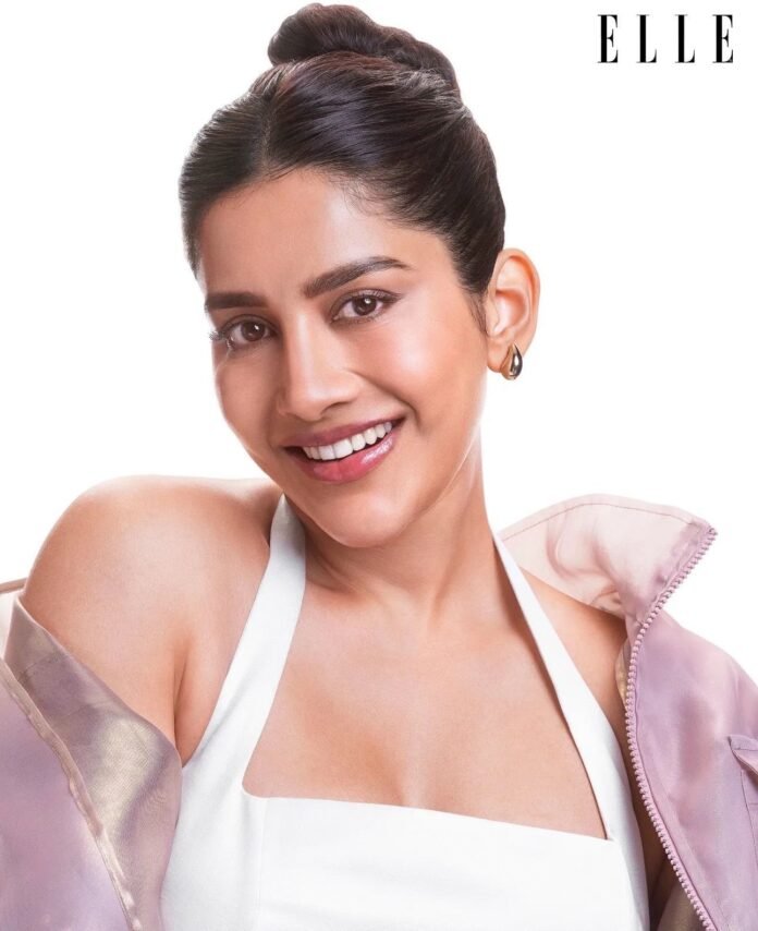 Beautiful and talented heroine Nabha Natesh on the cover page of 'Elie India' July magazine