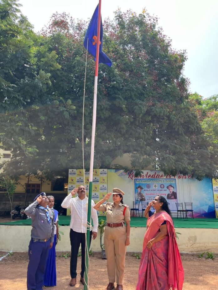 Proudly Bharat Scouts & Guides – World Scout Scarf Day & Investiture Ceremony