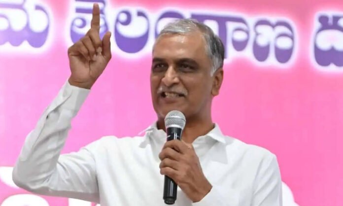 Congress government is changing the alignment for RRR at will Former Minister Harish Rao