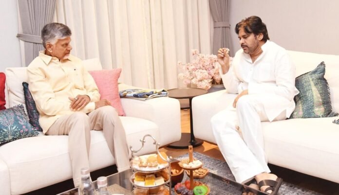 Damage to Balakrishna.. Chandrababu meets Chiranjeevi!