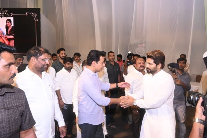 MP Vaddiraju along with celebrities pays tribute to Allu Kanakaratnam