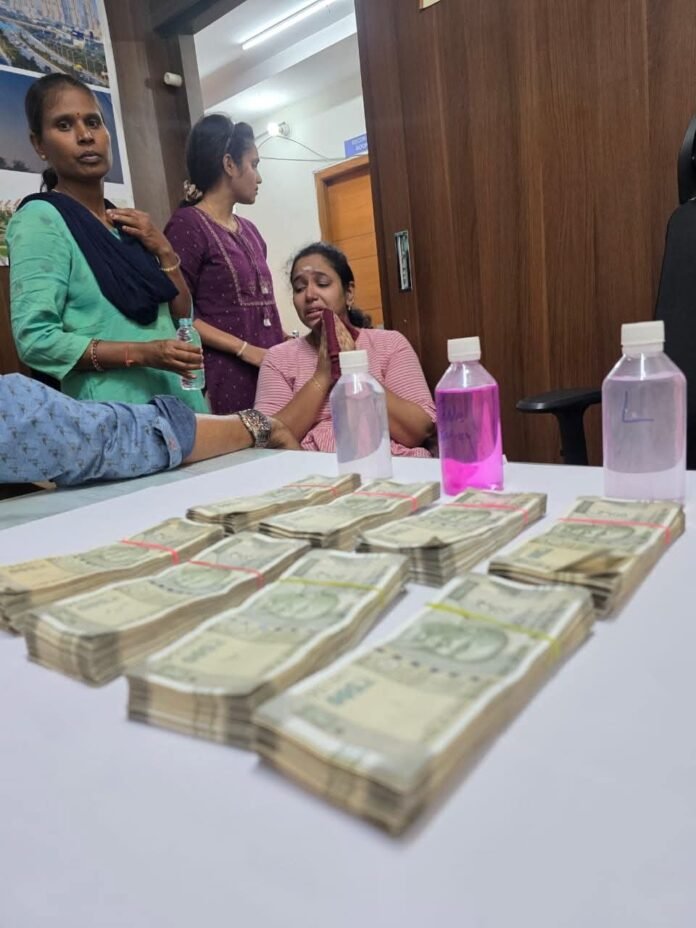 Narsingi Municipality Town Planning Officer Maniharika in the ACB net...!