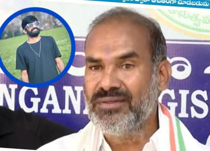 Tragedy in Vemulawada constituency.. young man dies in London, government whip Aadi Srinivas is deeply shocked