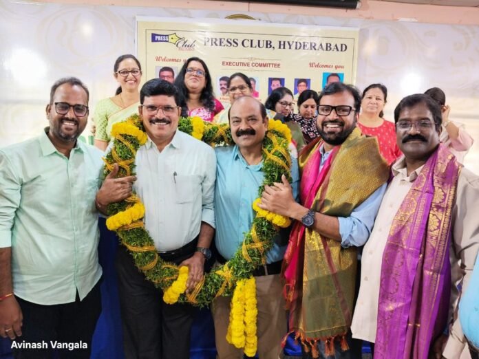 Hyderabad Press Club's new governing body assumes charge*
