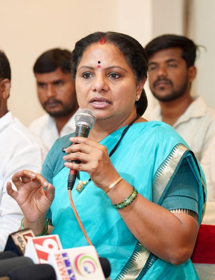 BRS has social media but no cadre: Kavitha