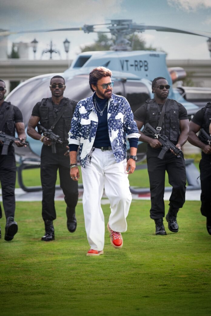 Megastar Chiranjeevi wishes Victory Venkatesh a happy birthday