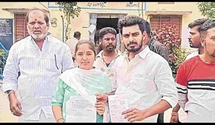 Nomination for Sarpanch contest with lover..